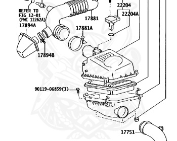 Toyota - Isis - ANM10W - 2008 - PLATANA TYPE - 1AZFSE