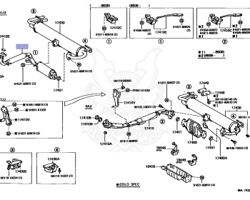 Genuine MR2 AW11 Exhaust OEM parts supplied from Japan - Nengun