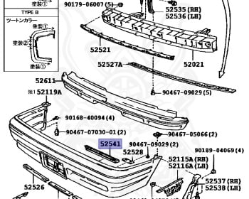 Genuine Chaser JZX81 Exterior OEM parts supplied from Japan