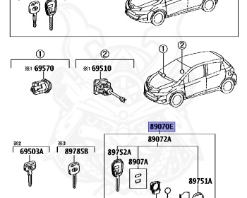 Toyota - Vitz - KSP130 - 2014 - JEWELA TYPE - 5-DOOR - Variator - 1KRFE