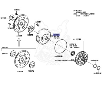 Toyota - Auris - ZRE186H - 2013 - 180G - 5-DOOR - Variator - 2ZRFAE