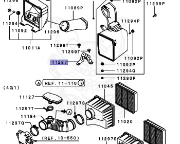 Mitsubishi - Mirage - CJ1A - 2000 - MRUE - 4G13