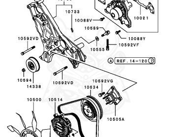 Mitsubishi - Pajero Evolution - V55W - 1998 - GYXH - 6G74