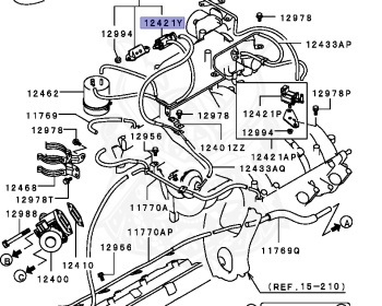 Mitsubishi - Diamante - F46A - 2005 - TYHC2 - 6G72