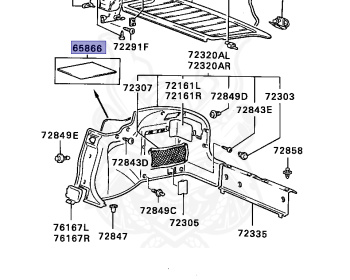 Mitsubishi - Lancer - C61A - 1990 - LKMG - 4G13