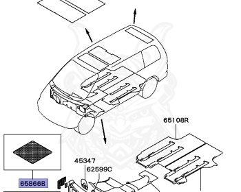 Mitsubishi - Delica - PF8W - 1994 - HSEXF2 - 4M40