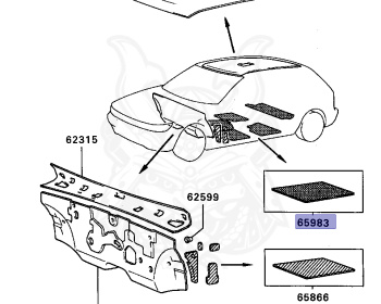 Mitsubishi - Mirage - C53A - 1987 - MNUM - 4G61
