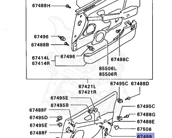 Mitsubishi - Diamante - F27A - 1993 - TRPM - 6G72