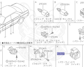 Nissan - Laurel - C35 - 2002 - Club S Turbo Type X - HARDTOP(K) - 2 WHEEL DRIVE(2WD) - AUTOMATIC TRANSMISSION(AT) - IRS TYPE(IRS) - RB25DET