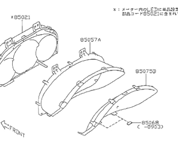Subaru - Meter ASSY