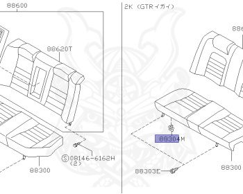 Nissan - Skyline - R34 25GT - ENR34 - 2001 - GT-V - 4 DOOR SEDAN(4S) - AUTOMATIC-FLOOR SHIFT(AT.F4) - Hi-Cas 2-Link (HI.2WD) - RB25DE
