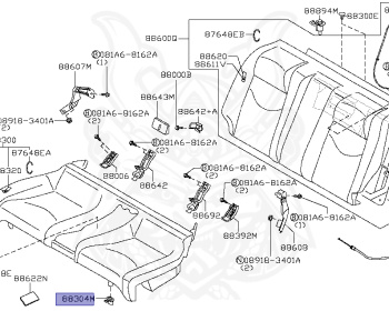 Nissan - Skyline - V36 370GT - CV36 - 2008 - 370GT TYPE P - COUPE(C) - 2-linked (2WD/STD) - 5 SPEED AUTOMATIC TRANS(5AT) - VQ37VHR