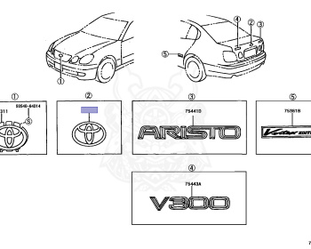 Toyota - Aristo V300 - JZS161 - 2000 - Automatic - 2JZGTE