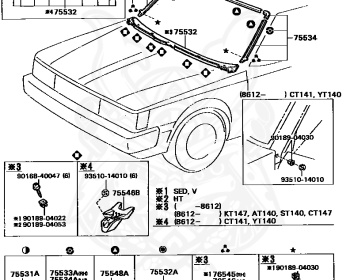 Toyota - Corona - AT140 - 1985 - GX TYPE - SEDAN(4DOOR SEDAN) - Automatic - 3AU