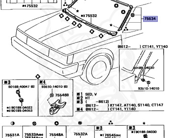 Toyota - Corona - AT141 - 1985 - GT TYPE - SEDAN(4DOOR SEDAN) - Manual - 4AGEU