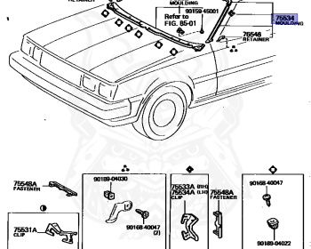 Toyota - Carina - AA60 - 1982 - ST TYPE:SINGLE TIRE - SEDAN - Automatic - 3AU