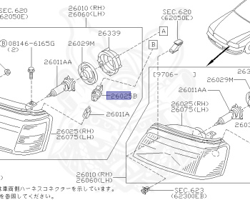 Nissan - Cedric/Gloria - Y33 - 1996 - BRO TYPE - HARDTOP(K) - 2 WHEEL DRIVE(2WD) - AUTOMATIC TRANSMISSION(AT) - IRS TYPE(IRS) - RD28