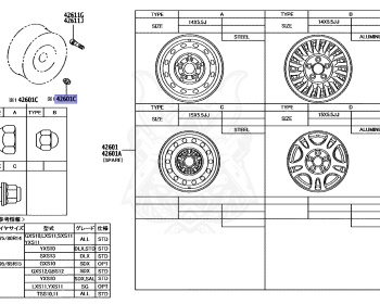 Toyota - Crown Comfort - YXS11 - 2005 - STANDARD TYPE - Manual - 3YPE
