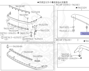 Nissan - 180SX - RS13 - 1989 - Type 1 - HATCH BACK(HB) - MANUAL TRANSMISSION(MT) - TWO WHEELS STEERING(2WS) - CA18DT