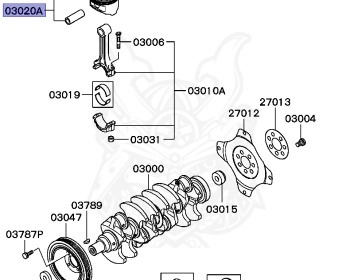 Mitsubishi - Grandis - NA4W - 2003 - LRGY - 4G69