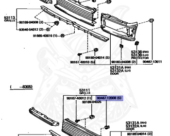 Toyota - Carina - CA60 - 1983 - SIDE GLASS - SEDAN - Automatic - 1C