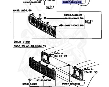 Toyota - Hilux - LN41 - 1986 - DLX TYPE - Manual - 2L