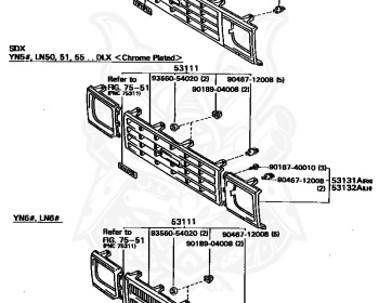 Toyota - Hilux - YN60 - 1985 - SR TYPE - LOW DECK,PICKUP(STANDARD DECK 1-SIDE OPEN) - Manual - 3YJ