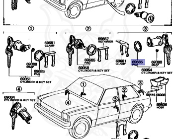Toyota - Starlet - KP61 - 1981 - XL TYPE - 3-DOOR - Manual - 4KU