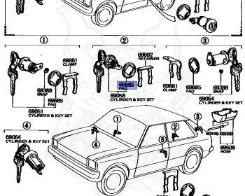 Toyota - Starlet - KP61 - 1981 - DELUX-A TYPE - 3-DOOR - Manual - 4KU