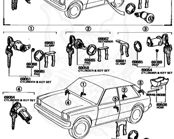 Toyota - Starlet - KP61 - 1981 - XL TYPE - 3-DOOR - Manual - 4KU