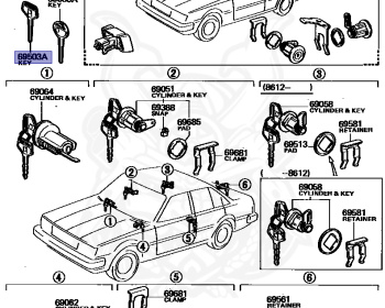 Toyota - Carina - AA60 - 1987 - STANDARD TYPE - SEDAN - Manual - 3AU