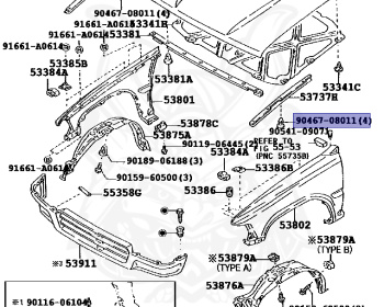 Toyota - Hilux - LN106 - 1989 - SR TYPE - REGULAR CAB - Manual - 3L