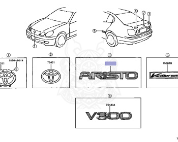 Toyota - Aristo V300 - JZS161 - 2000 - Automatic - 2JZGTE