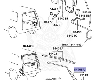 Mitsubishi - Pajero - L149G - 1990 - WRFX - 4D56