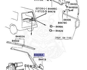 Mitsubishi - Pajero - L141G - 1985 - WGNJ - 6G72