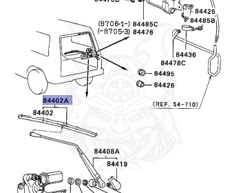 Mitsubishi - Pajero - L141G - 1985 - WGNJ - 6G72