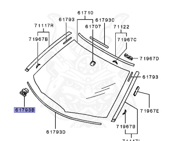 Mitsubishi - Diamante - F34A - 2001 - TRHE - 6A13