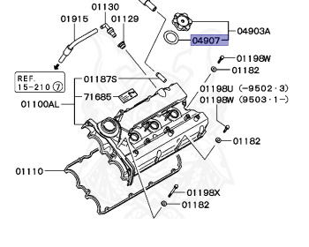 Mitsubishi - FTO - DE3A - 1995 - HNGH - 6A12