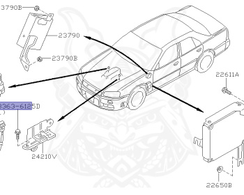 Nissan - Skyline - R34 25GTT - ER34 - 1999 - 25GT TURBO - 4 DOOR SEDAN(4S) - MANUAL TRANS 5-SPEED(MT.F5) - Hi-Cas 2-Link (HI.2WD) - RB25DET