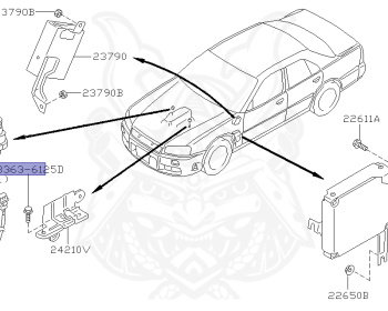 Nissan - Skyline - R34 25GTT - ER34 - 1999 - 25GT TURBO - 4 DOOR SEDAN(4S) - AUTOMATIC-FLOOR SHIFT(AT.F4) - Hi-Cas 2-Link (HI.2WD) - RB25DET