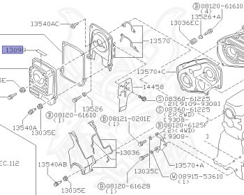 Nissan - Bluebird - U13 - 1993 - ARX - HARDTOP(K) - 2 WHEEL DRIVE(2WD) - MANUAL TRANSMISSION(MT) - CD20