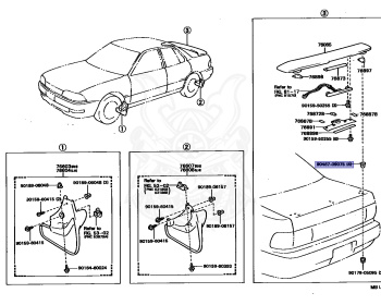 Toyota - Camry - SV35 - 1993 - ZX TYPE - SEDAN - Manual - 3SFE