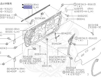 Genuine Skyline GT-R BCNR33 Exterior OEM parts supplied from Japan