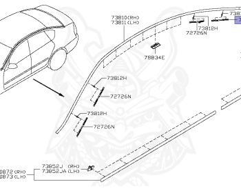 Nissan - Fuga - Y50 - 2005 - 450GT - SEDAN(S) - 2 WHEEL DRIVE(2WD) - AUTOMATIC TRANSMISSION(AT) - VK45DE