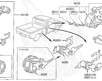 Nissan - Datsun - 720 - 1982 - DELUXE TYPE - DOUBLE CAB(WC) - 4 WHEEL DRIVE(4WD) - 5 SPEED MANUAL TRANS(F5) - Z18S