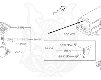 Nissan - Stagea - RS-Four - WGNC34 - 1996 - RS-FOUR V/25TRS-FOUR V - WAGON(W) - 4 WHEEL DRIVE(4WD) - AUTOMATIC TRANSMISSION(AT) - RB25DET
