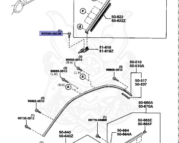 Mazda - Lantis - CBAEP - Jun-1996 - Right hand - KF-ZE