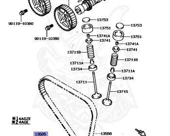 Toyota - Sprinter - AE92 - 1987 - Transmission type is not specified - 4AGE