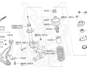 Genuine Figaro FK10 Handling OEM parts supplied from Japan