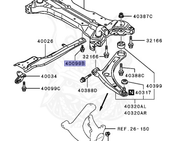 Mitsubishi - RVR - GA3W - 2010 - XTSHZ - 4B10